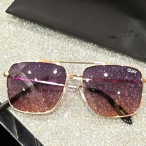 Quay Australia Hot Take 51MM Gradient Aviator Sunglasses - Picture 6 of 11